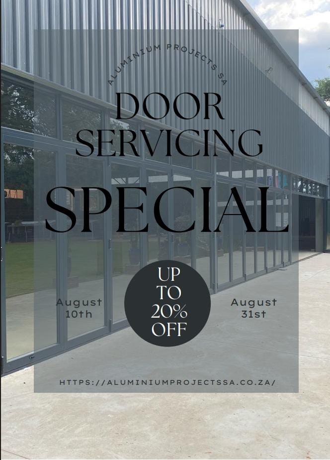 August special on service work - Aluminium Projects SA